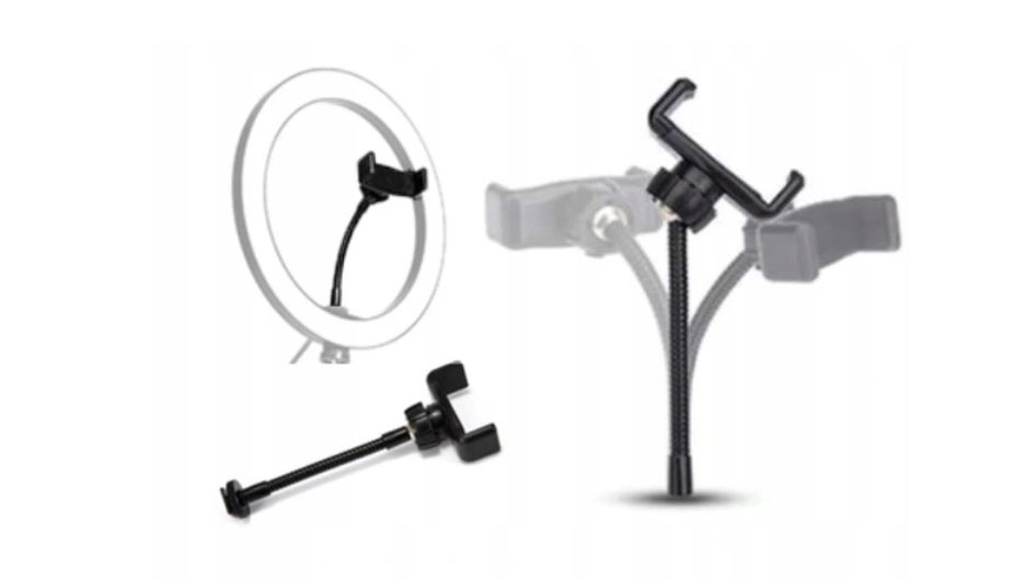 LAMPA PIERŚCIENIOWA LED RING 80W STATYW 220 cm Marka Inna