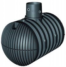 Zbiornik podziemny na deszczówkę PE 8.500 l Wysokość produktu 2695 cm