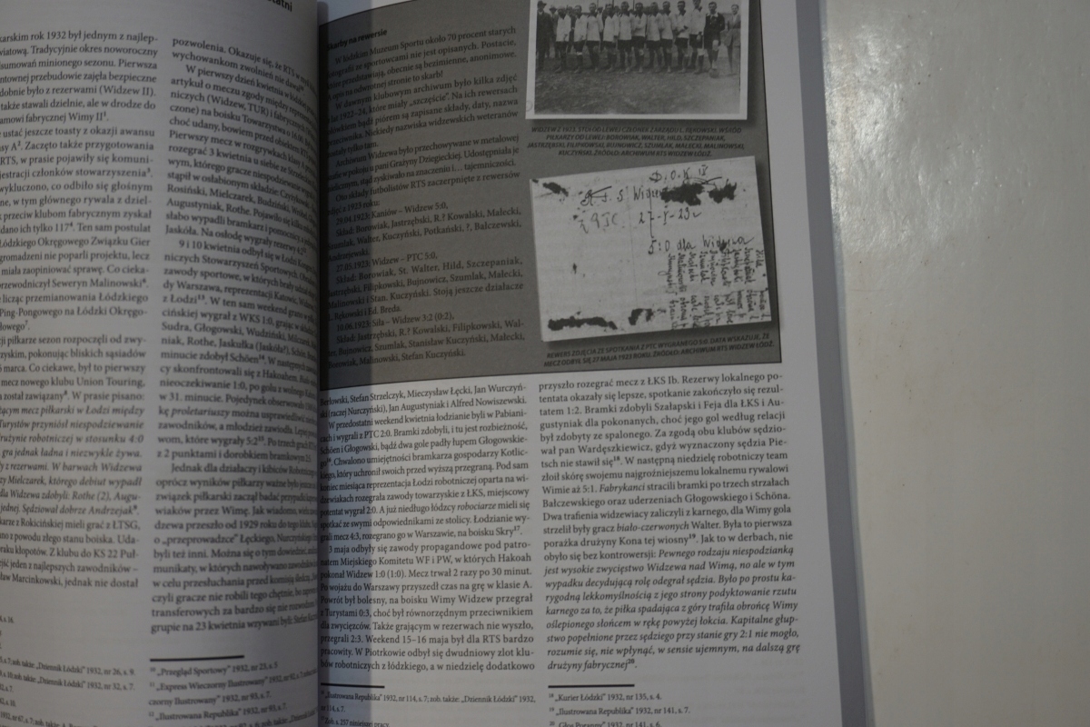 WIDZEW ŁÓDŹ DZIEJE MIĘDZYWOJENNE RTS ŁÓDZKI Rok wydania 2020