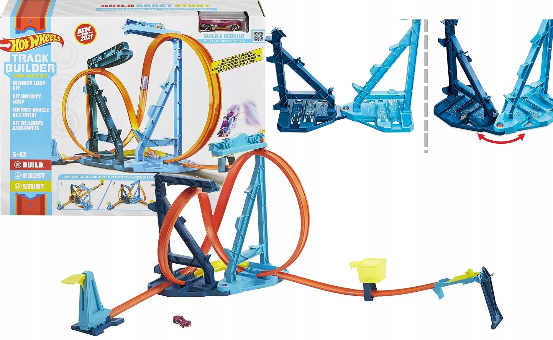 

Tor Hot Wheels Pętla Megatransformująca Autko