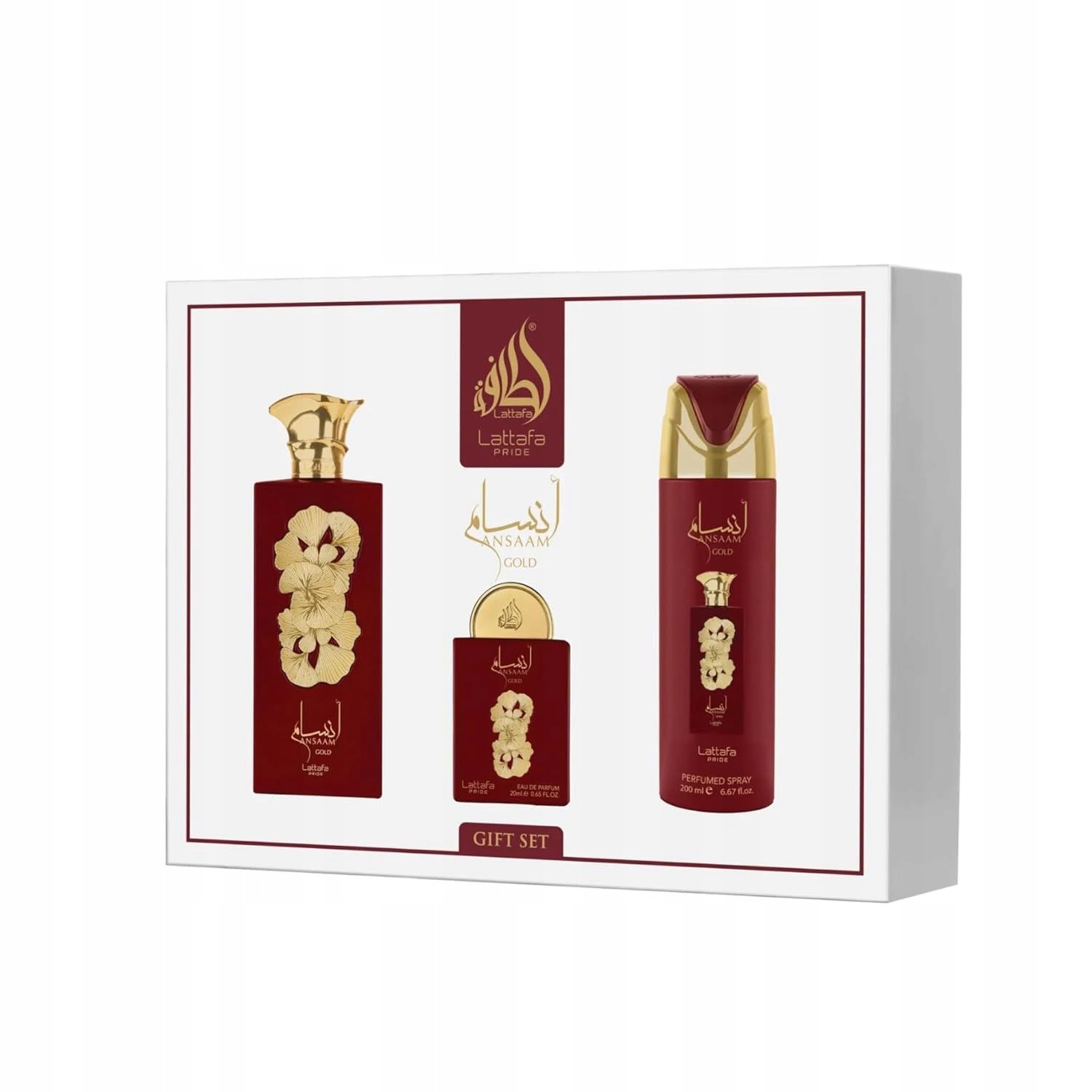 Ansaam Gold Edp 100 Ml+edp 20 Ml+deodorant Ve Spreji 200 ML