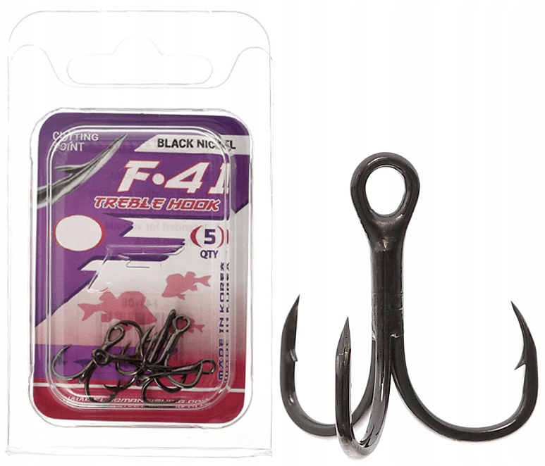 Kotwiczki Flagman F41 Black Nikiel 8 5szt