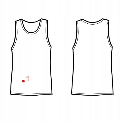 PLUS SIZE TOP DAMSKI NA RAMIĄCZKACH CZARNY 50 1RBP Linia plus size (duże rozmiary)