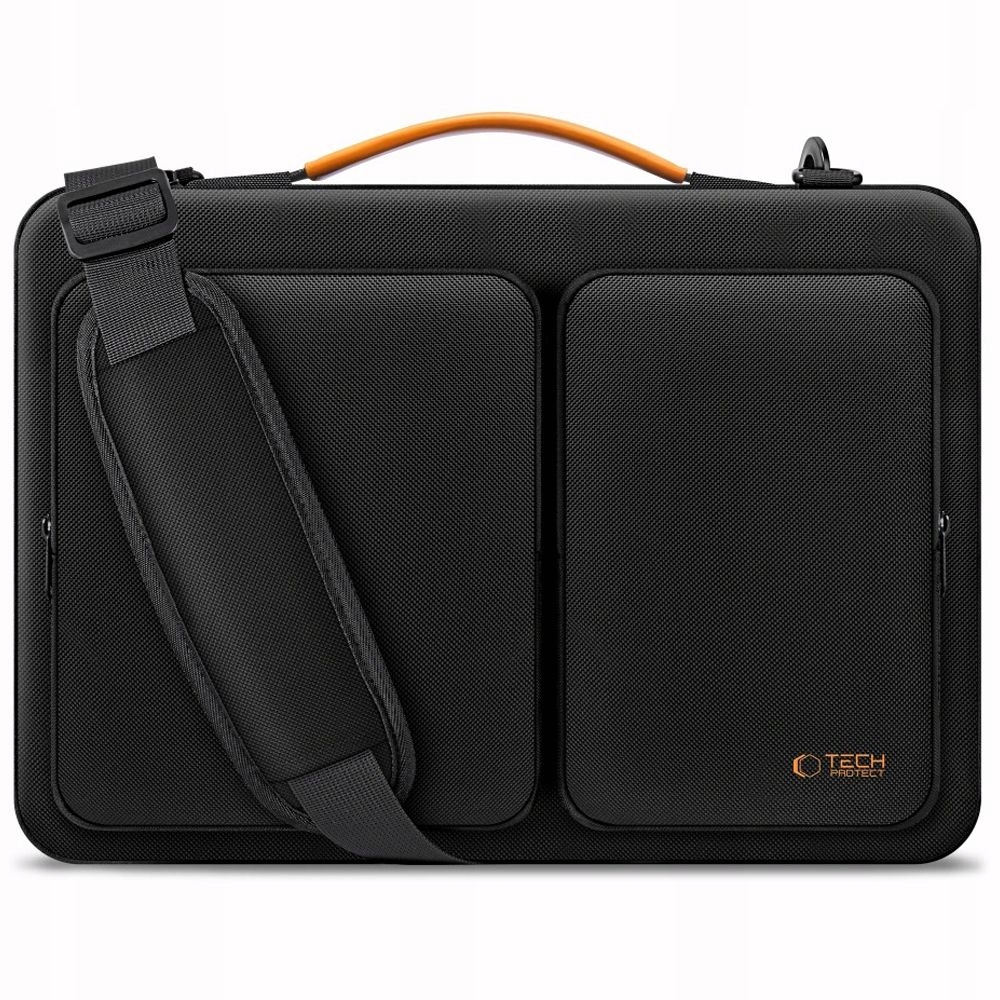 Tech-protect Defender Bag Taška Na Notebook 13-14 Černá/oranžová