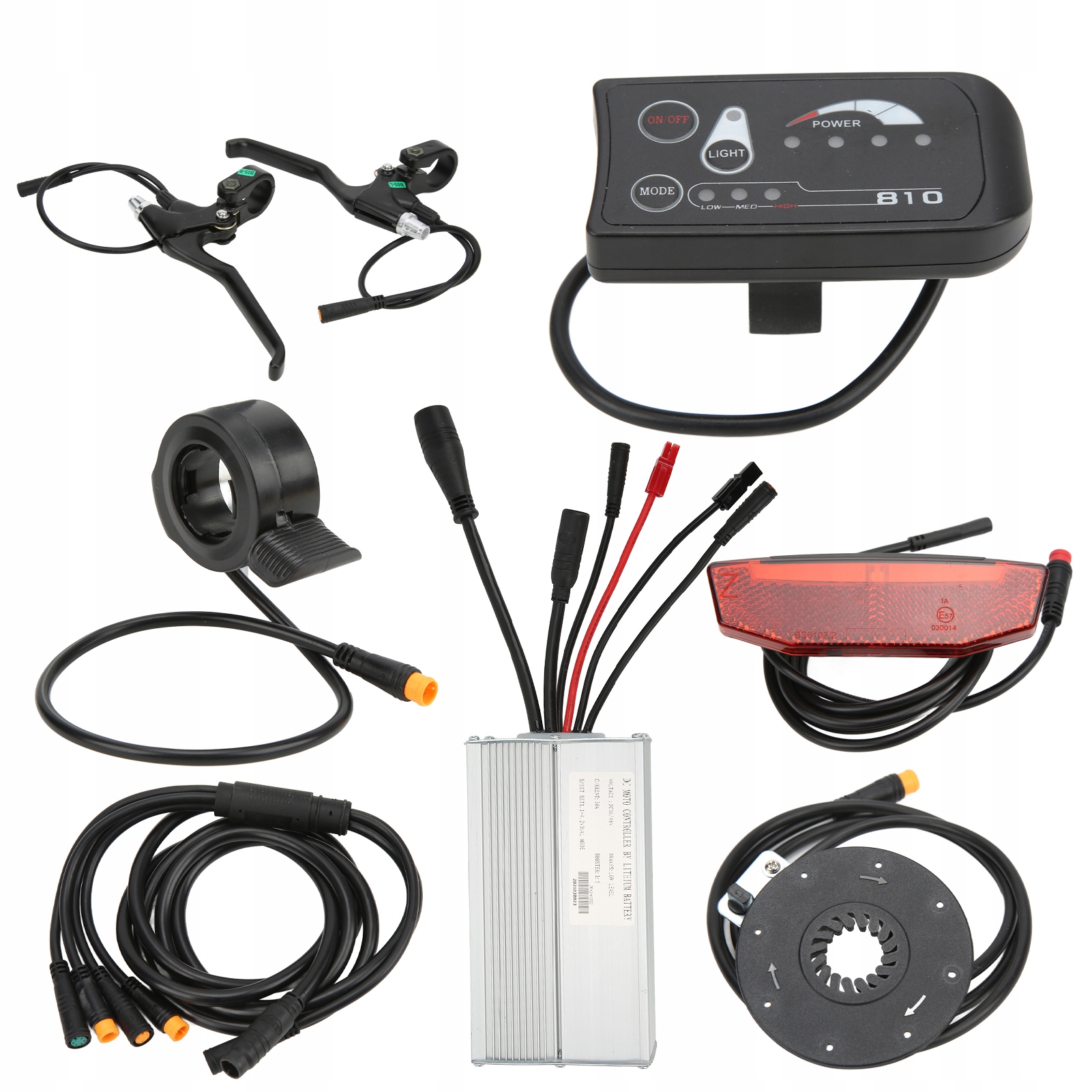 Rower Sterownik Kontroler 36V/48V 30A 1000W Zestaw Z Wyświetlacz LCD
