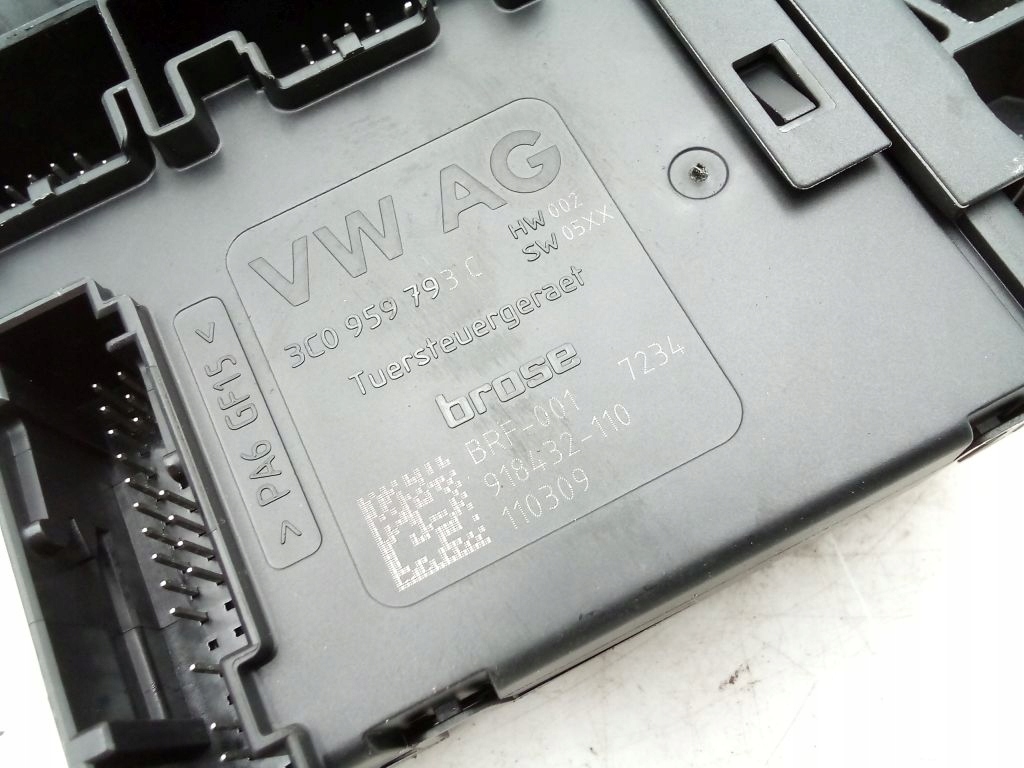 VW Passat B7 module mini motor windows left front 3C0959793C