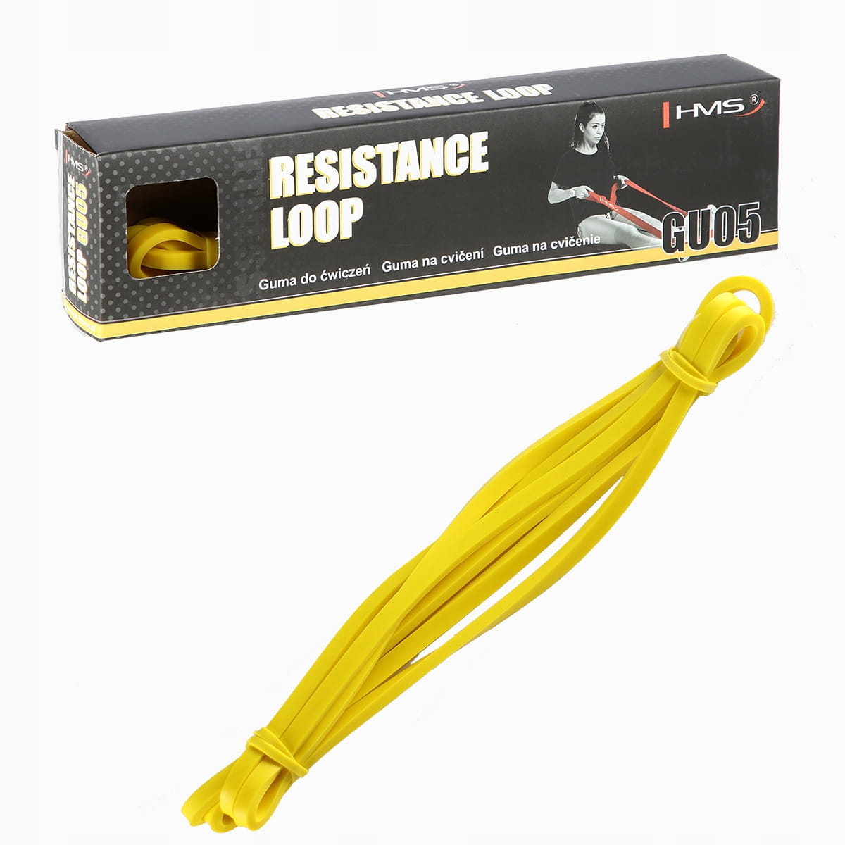 

Guma Do Ćwiczeń Hms GU05 Yellow 6.4 x 4.5 x2080 MM