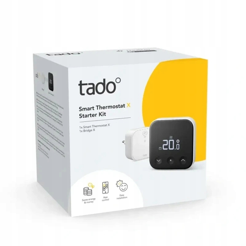 Termostat przewodowy tado X Starter Kit inteligentny Matter Thread Bridge X