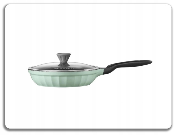 BUYDEEM Patelnia alum. nieprzywierająca 25 cm CP151 Cozy Greenish — 9