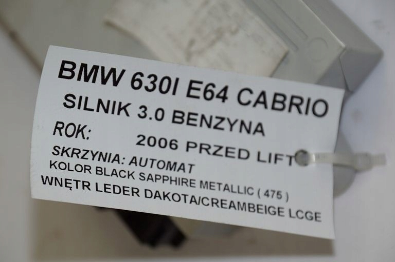 modul bedienteil CAS BMW E64 6981416