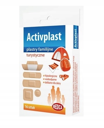 

Plastry wodoodporne turystyczne 16szt