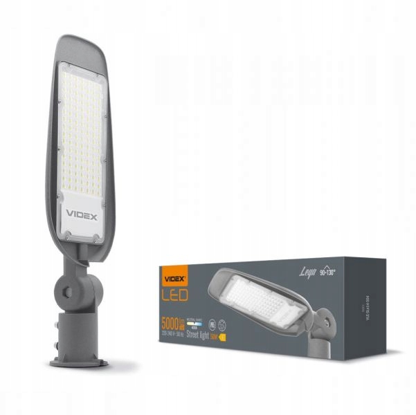 

Lampa Uliczna Zewnętrzna Led 50W Regulowana IP65