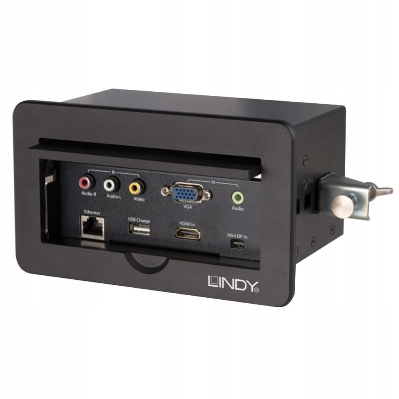 Lindy 38271 stolní konferenční přepínač Konvertor Hdmi Vga Dp Audio