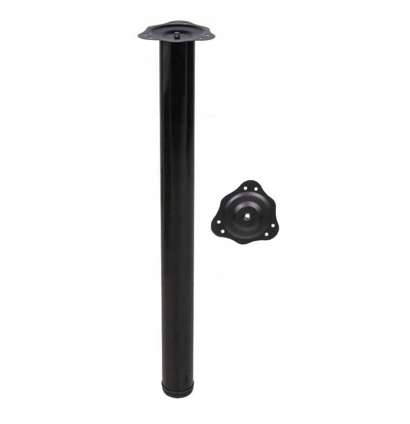 NOGA DO STOŁU BIURKA REGULACJA CZARNA 1100MM