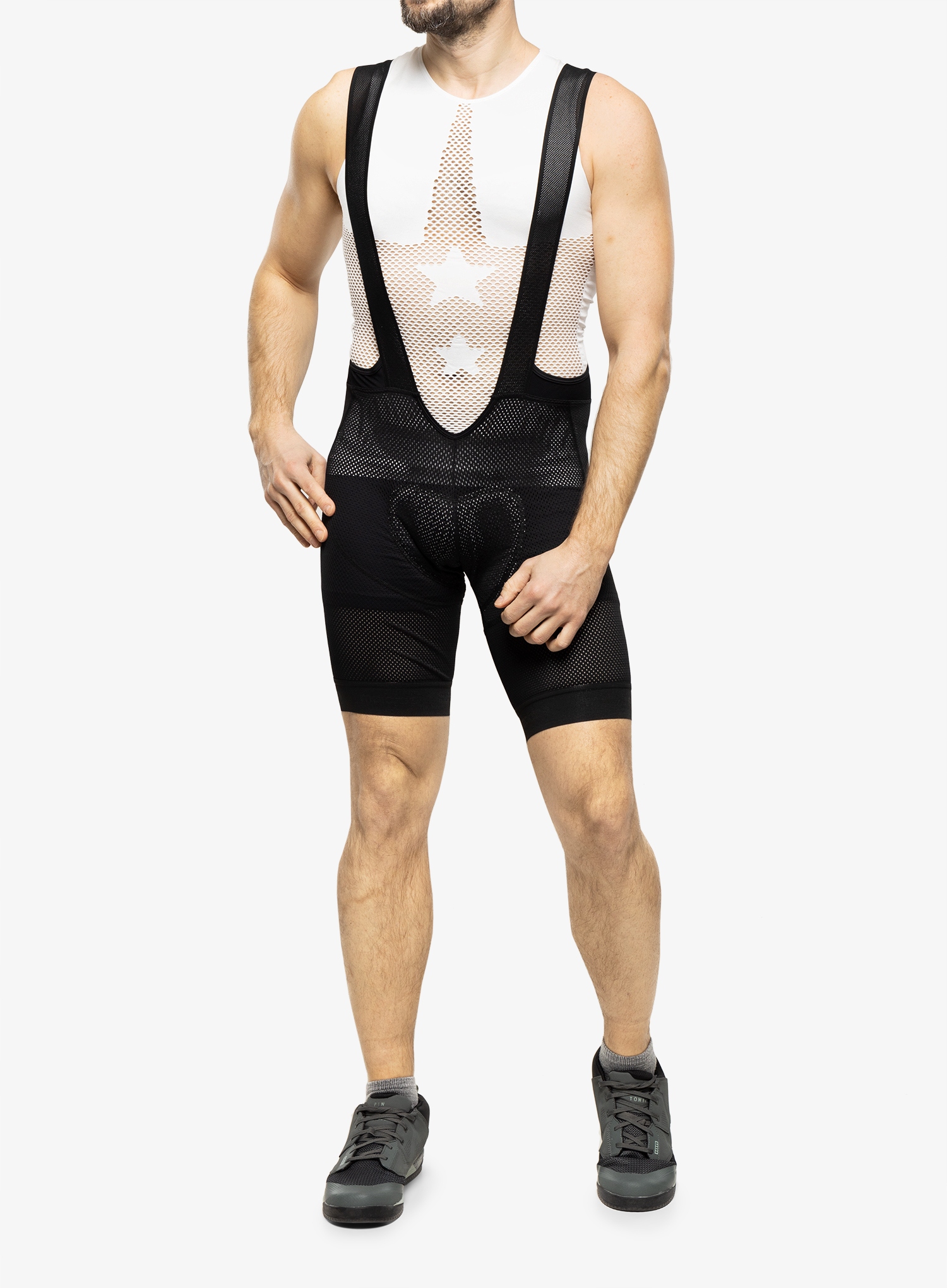 Cyklistické Kraťasy Maloja Poplar Strap Nos s výstelkou Moonless XL