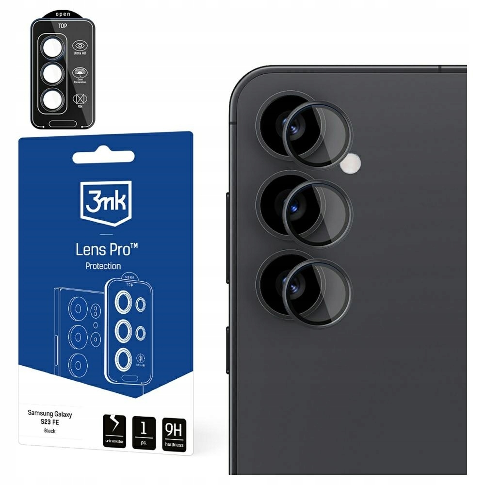 Osłona Soczewki 3MK Pro Black do Samsung Galaxy S25+