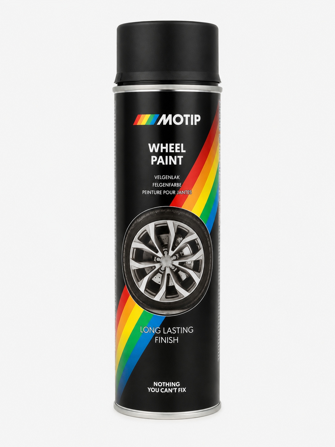 Motip 04019 lakier do felg czarny mat spray akrylowy 500ml