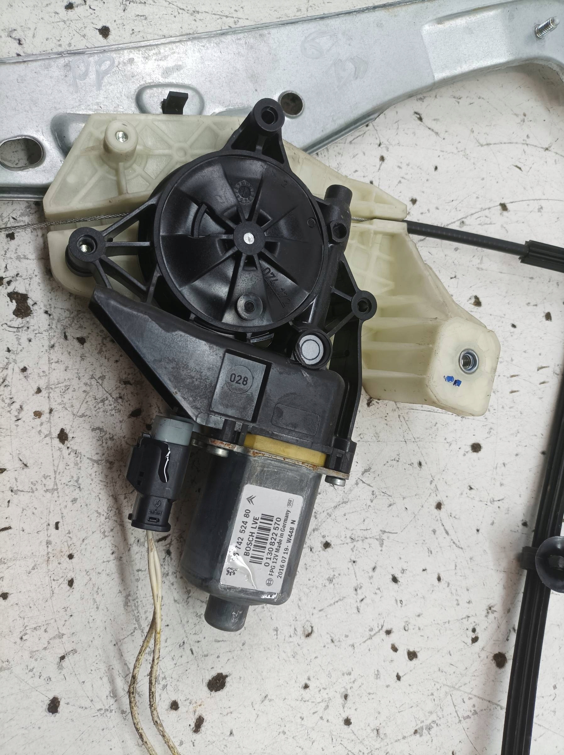 mechanism windows right front 9674252480 Citroen C4 Cactus and (2014- )