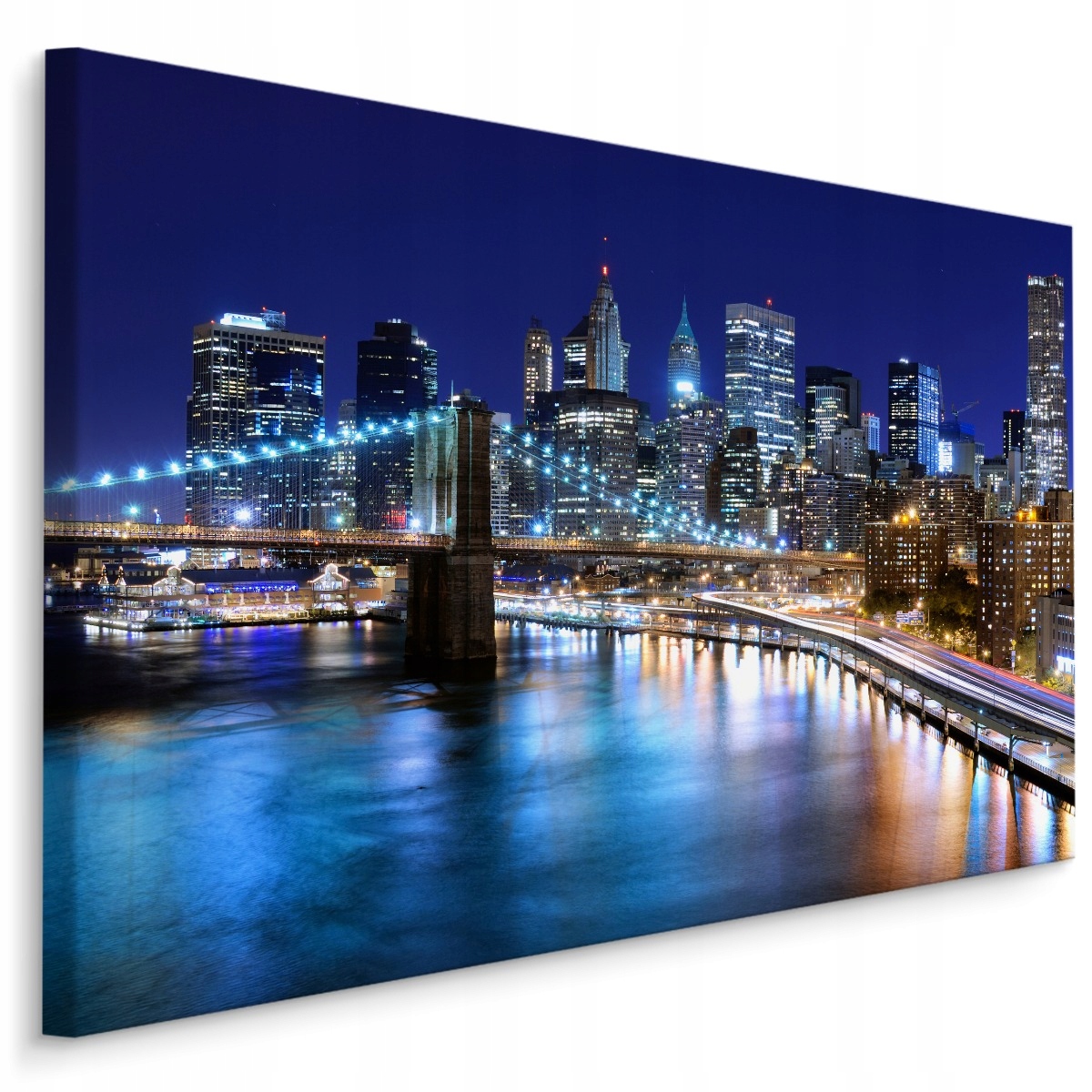 Nástěnný obraz Noční Panorama New Yorku 120x80