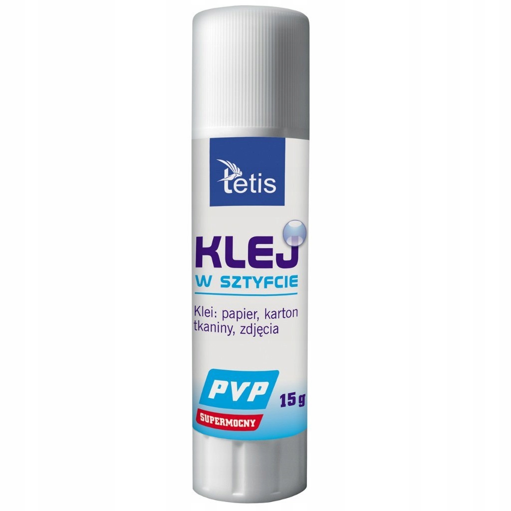 

Klej W Sztyfcie Tetis Bezbarwny 15g.