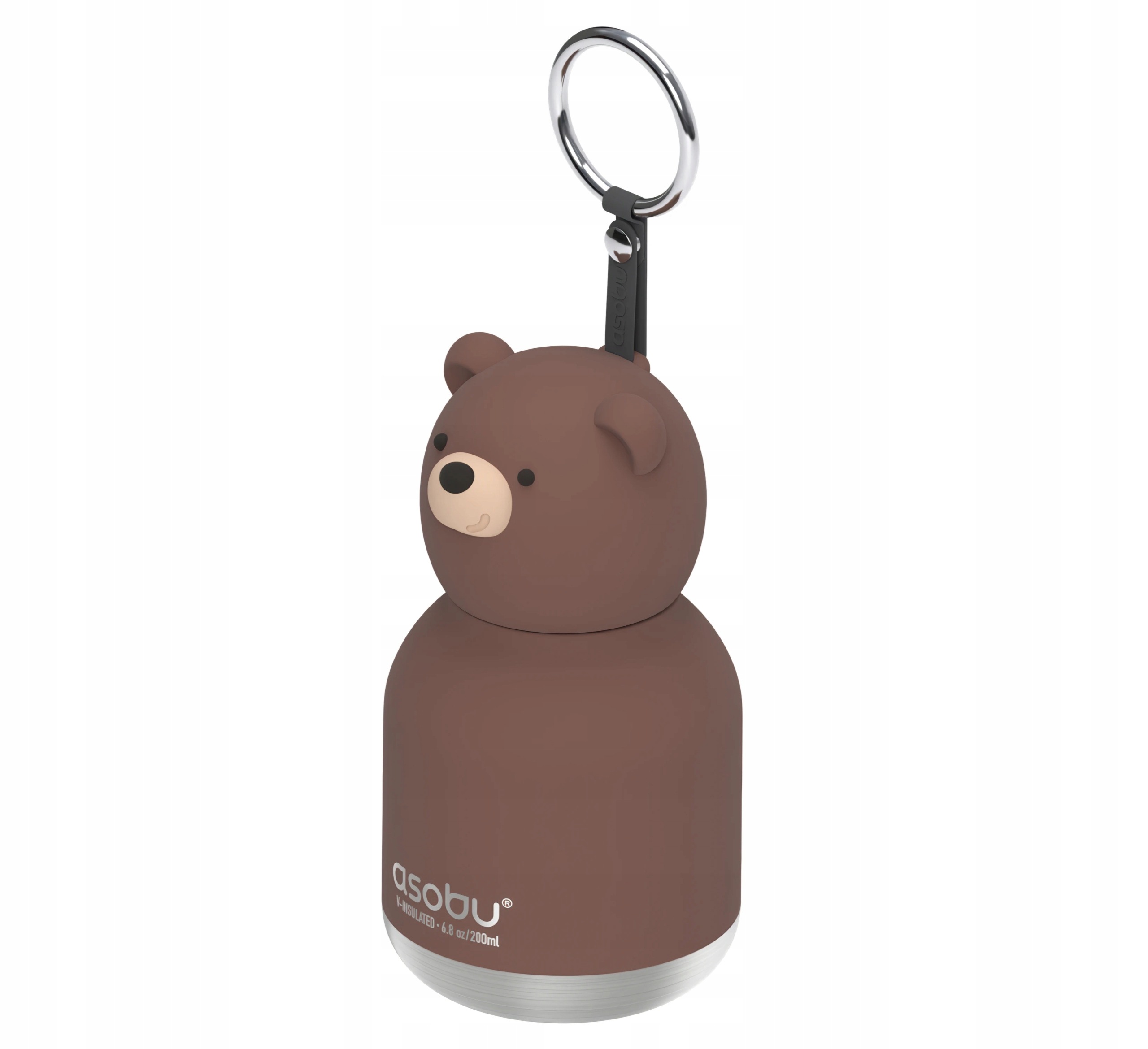 Butelka Asobu termiczna dziecięca termos Bestie Mini bidon Bear 200ML 14x7