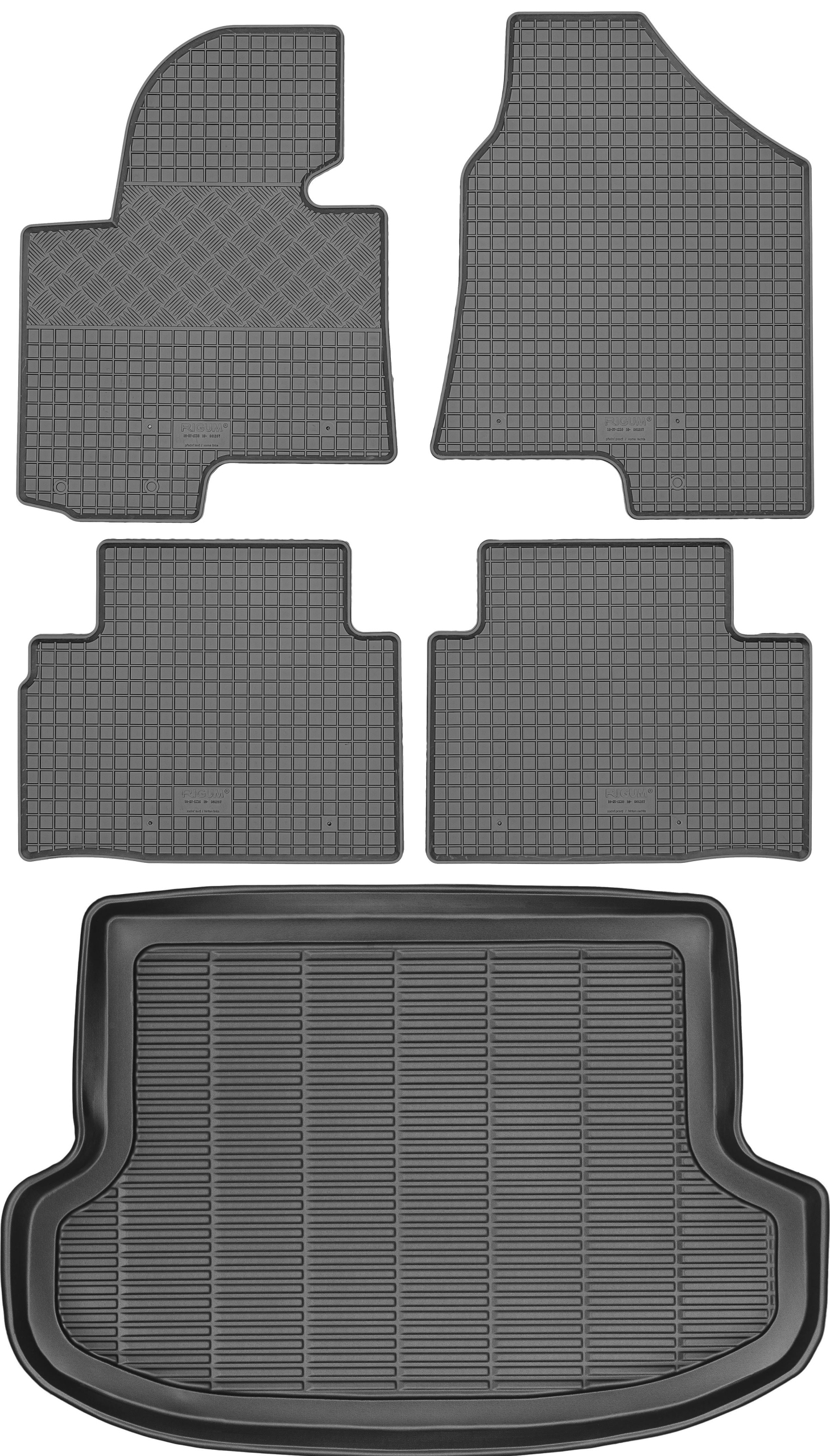 Hyundai ix35 Suv 2010-2015 Sada Gumové rohože rohož