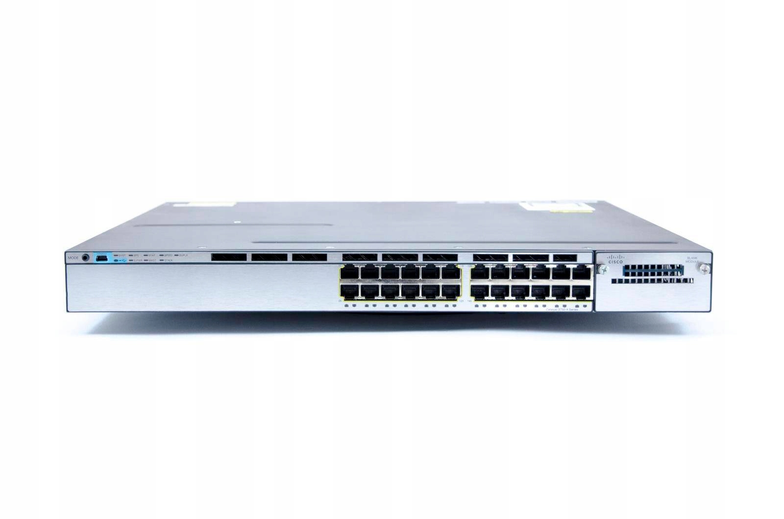 WS-C3750X-24T-L 24x1GE RJ45 LAN Base L2 Stack Opcjonalny 2x10G SFP+ ...