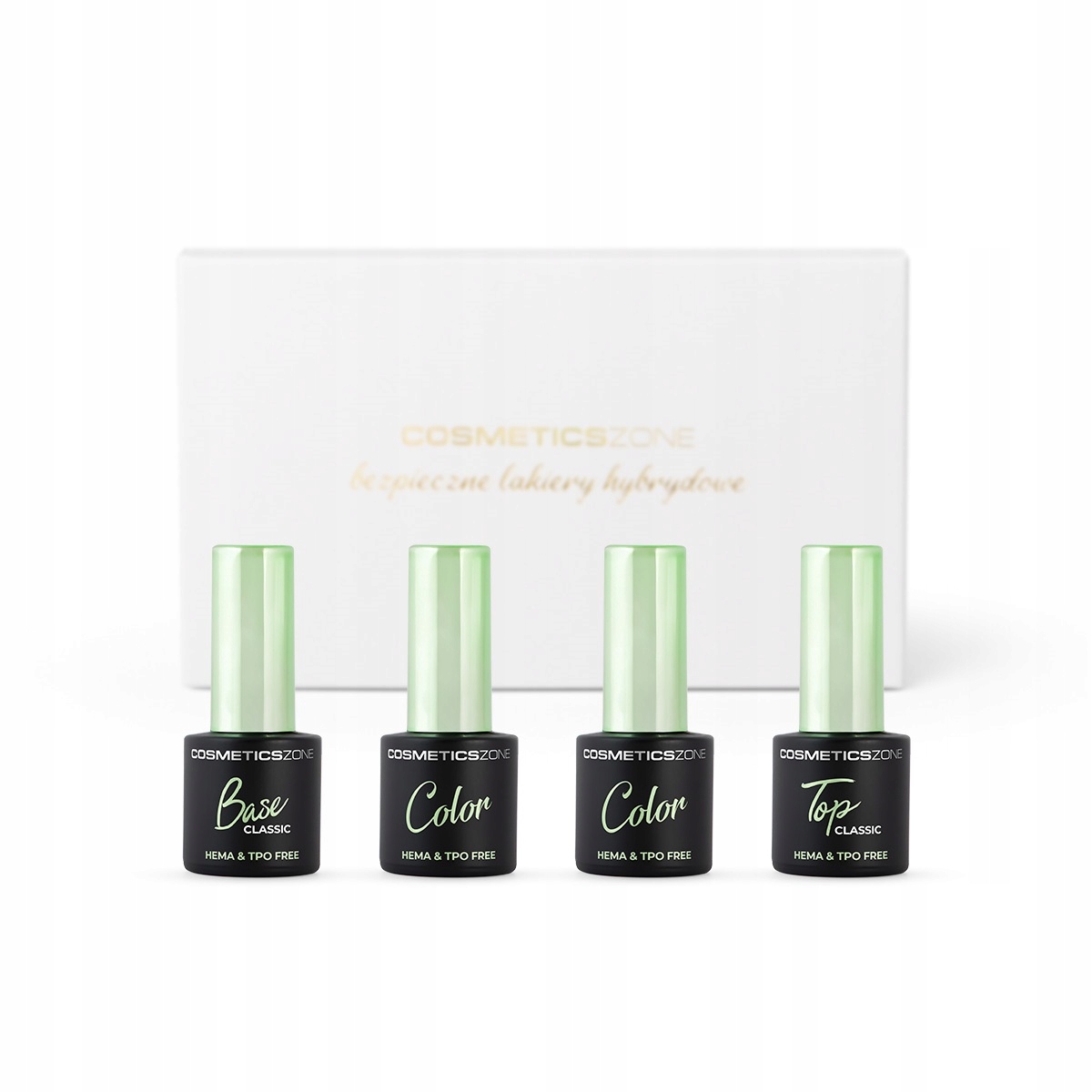 Sada po alergii na hybrid 7 ml – 2 barvy, podkladová báze, top #2