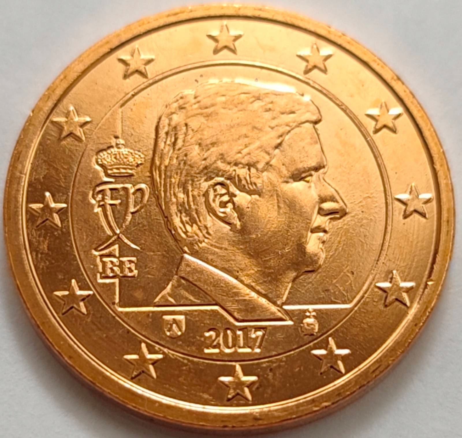 4440 - Belgia 5 eurocentów, 2017