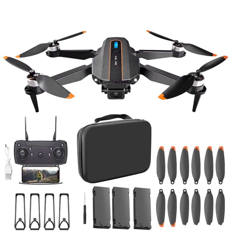 Dron S91 1080P Podwójna Kamera Z Inteligentnym Unikaniem PRZESZKÓD+3BATERIE