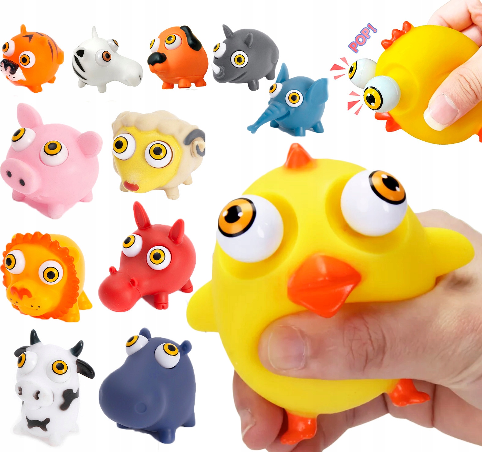 

Pop It wyskakujące Oczy Gniotek Do Ściskania gra