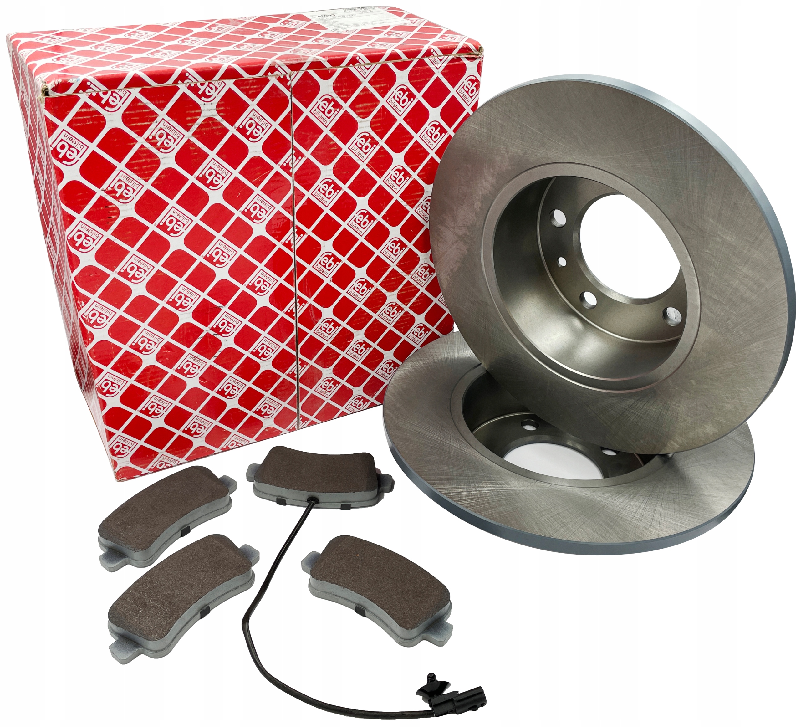 FEBI ДИСКИ + КОЛОДКИ ШИНКА ЗАДНЯ RENAULT MASTER III