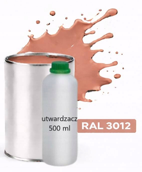Ral 3012 Polyuretan Akryl 2:1 1 L Polomatný Lak Tužidlo Normal 0,5 L