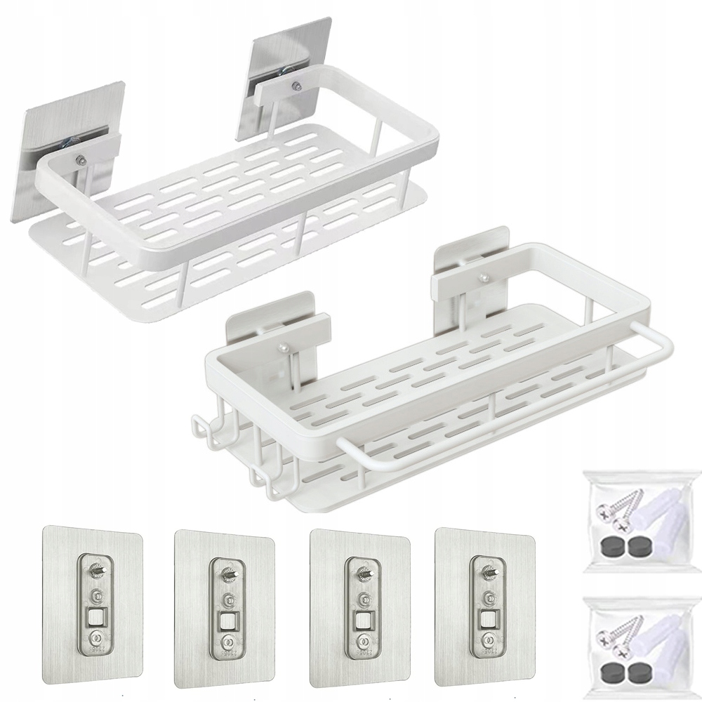 Koupelnová Polička Pod Sprchu 2KS Bílá