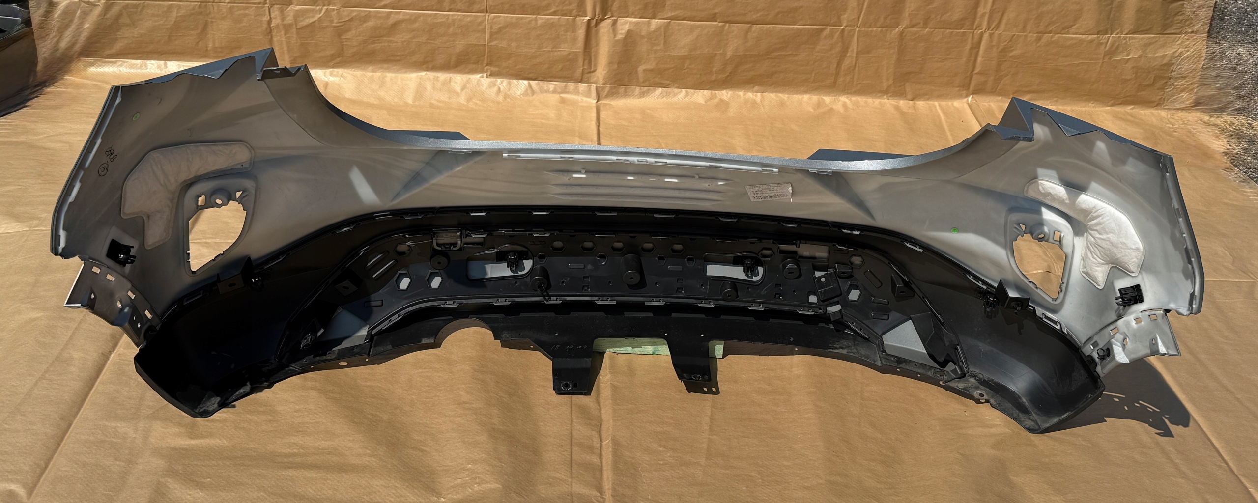 FORD PUMA MK2 2019-2025 bumper rear part SOLAR SILVER 6X PDC original