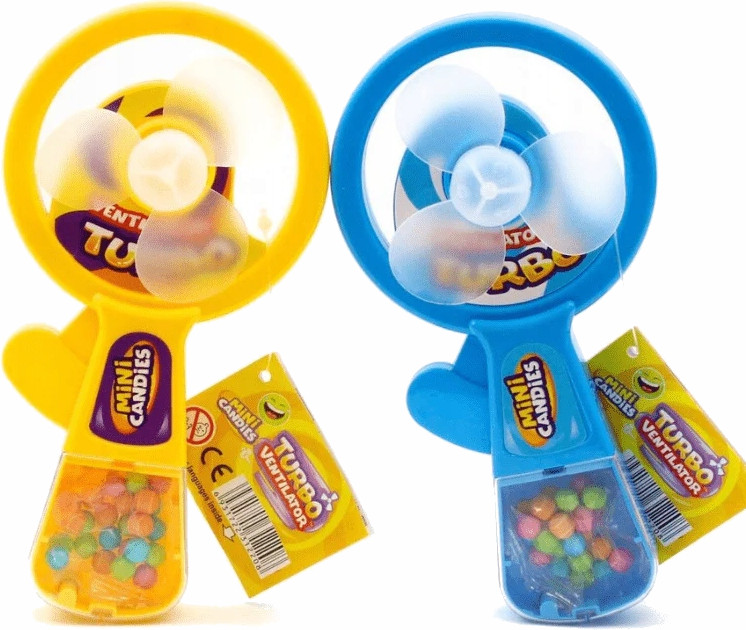 Levně Turbo ventilátor Mini Candy Johny Bee 5 g 12 kusů