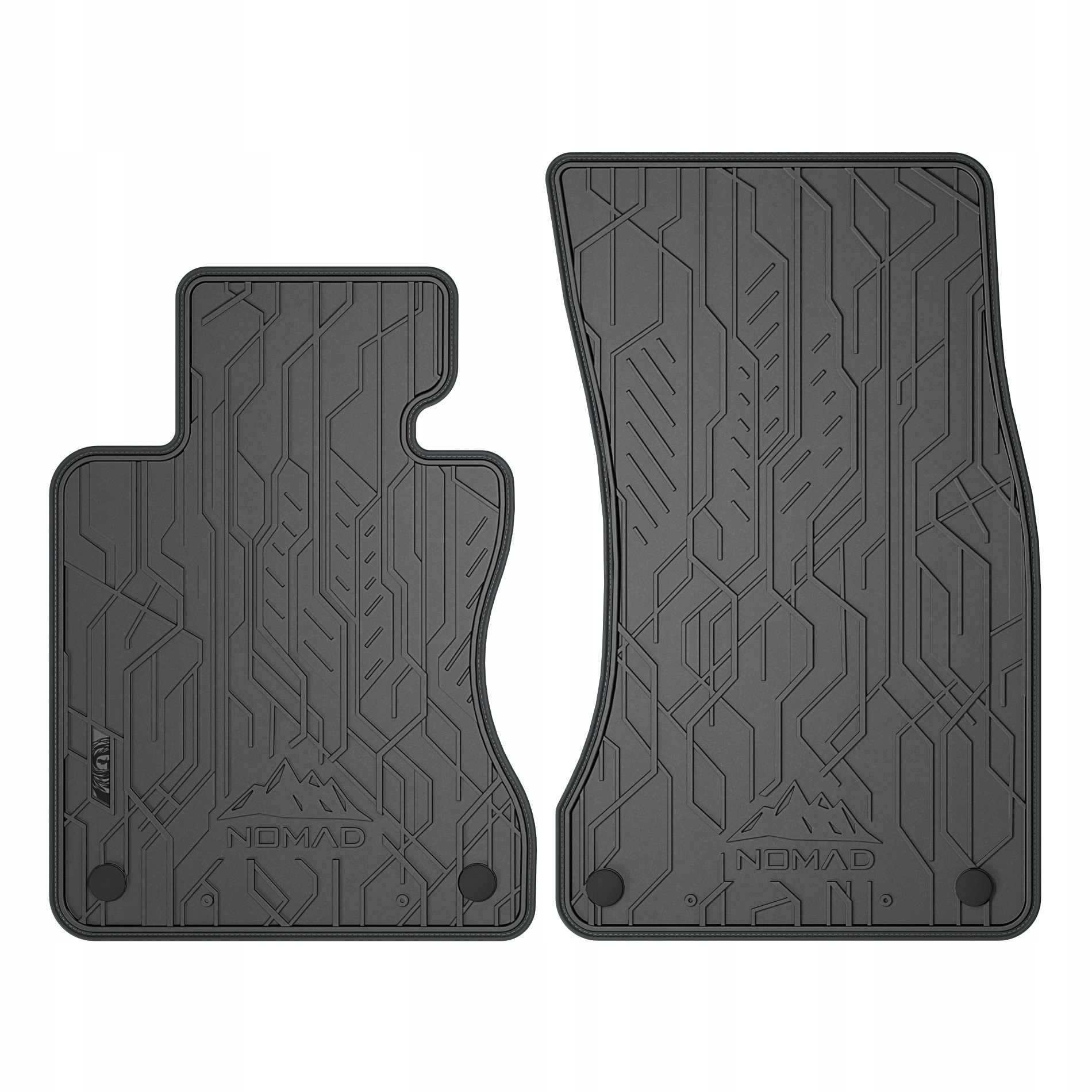 Gumové koberce Nomad pro Bmw řady 5 E61 2003-2010, šedé
