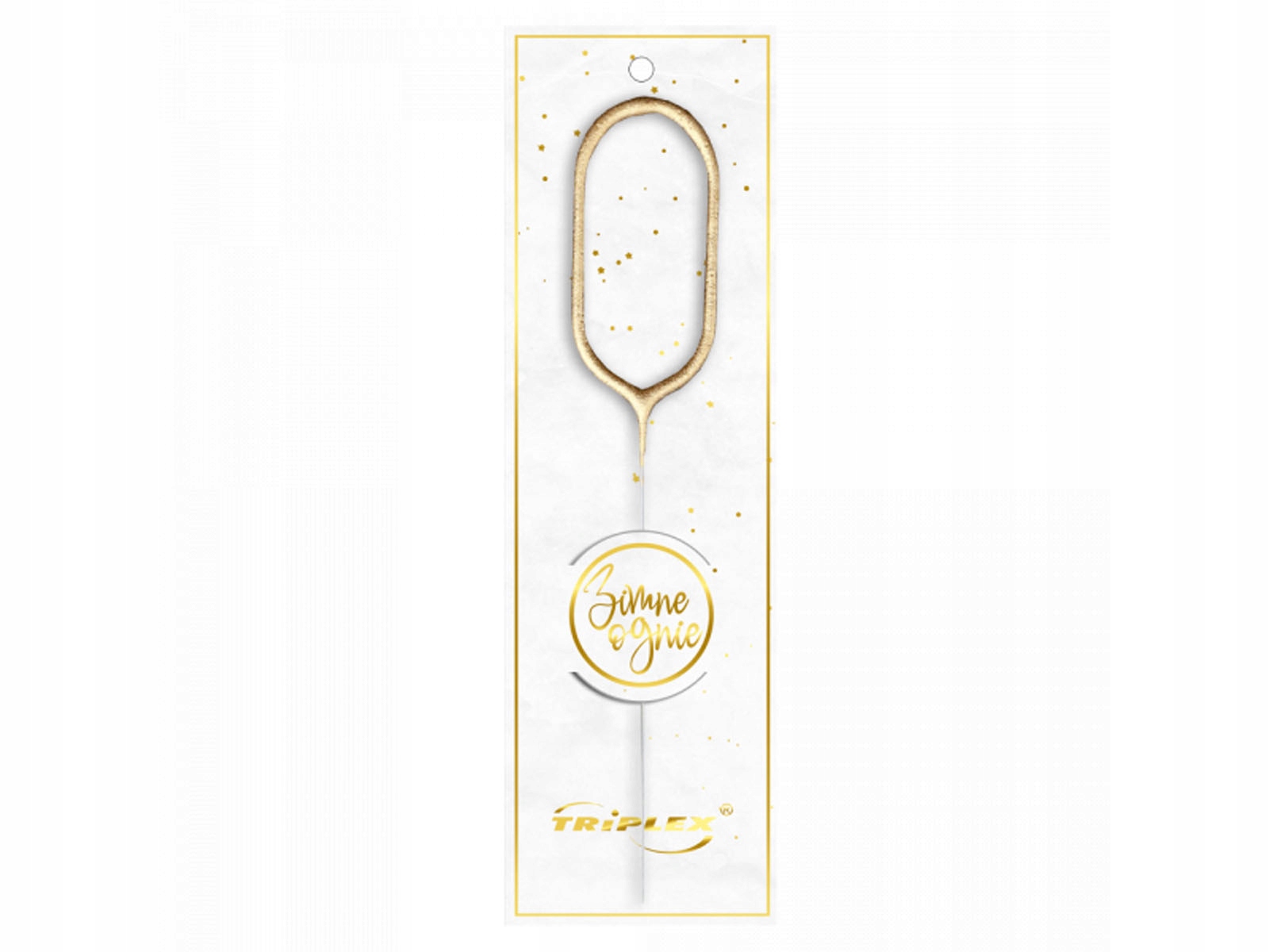 

Zimne ognie sztuczny ogień cyfra 0 zero