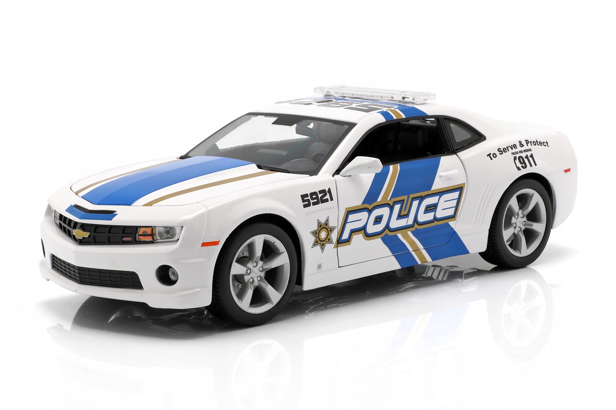 Chevrolet Camaro Ss Rs Police 2010 Maisto 1:24 31208 Kovový Model