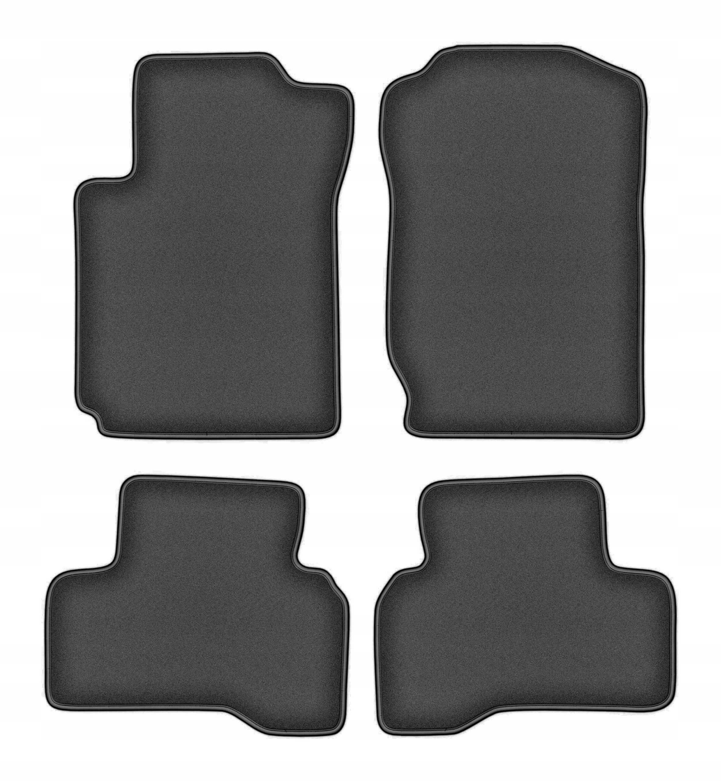 Grafitové velúrové koberčeky pre: Suzuki Grand Vitara II 2005-2014 3-dverové