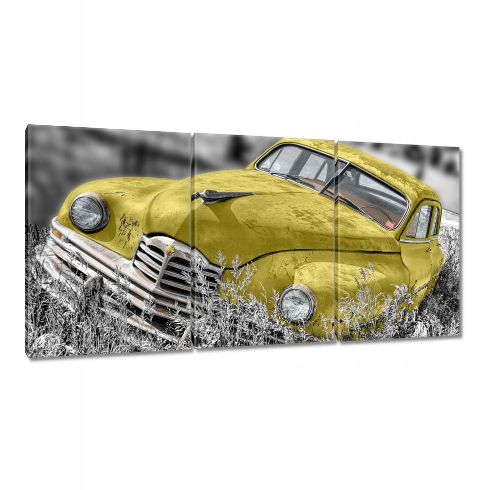 

Obrazy 120x60 Żółty oldtimer