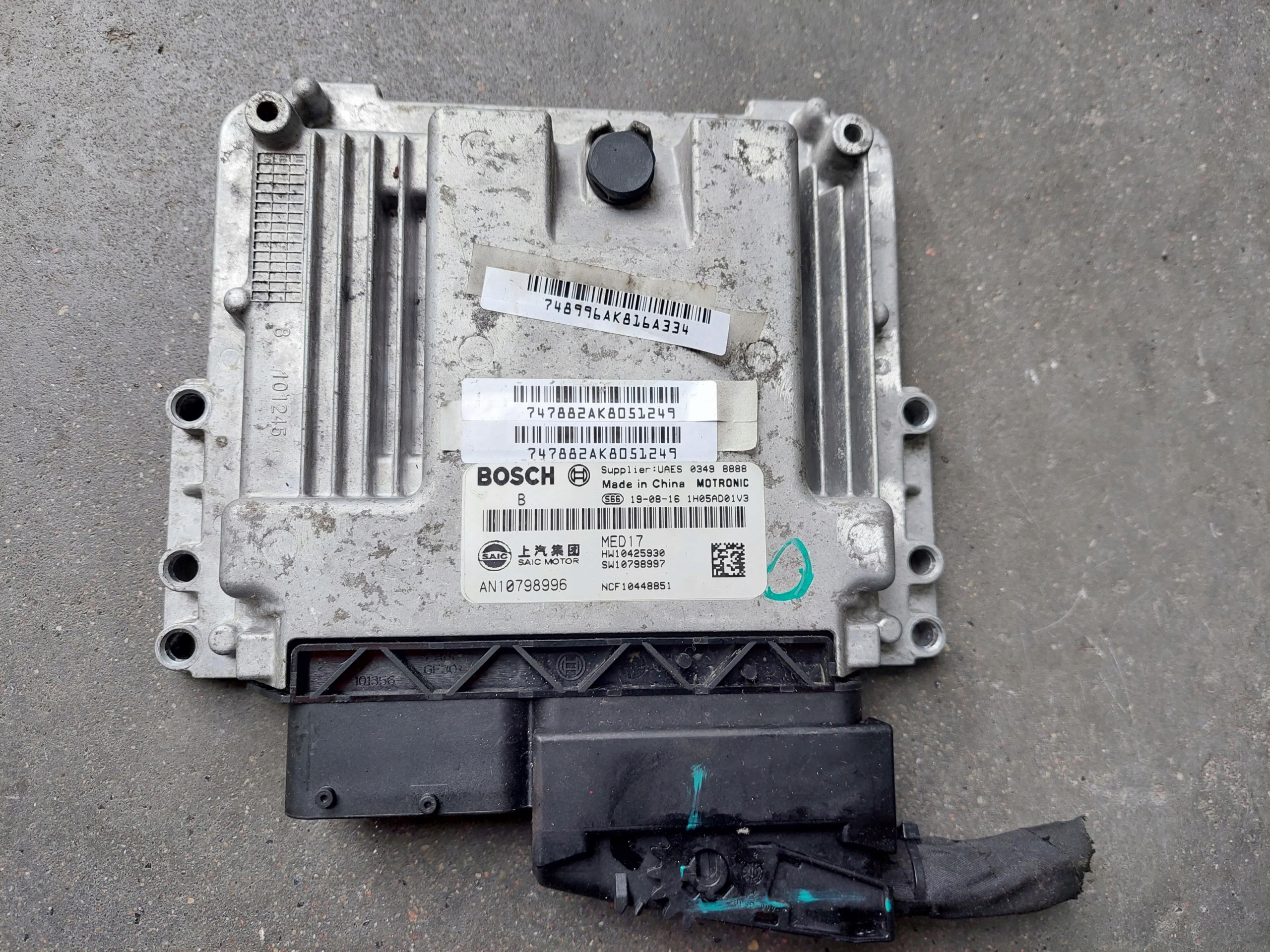 computer Centralina Motore AN10798996 10798996 MG HS e 1.5 T TGI