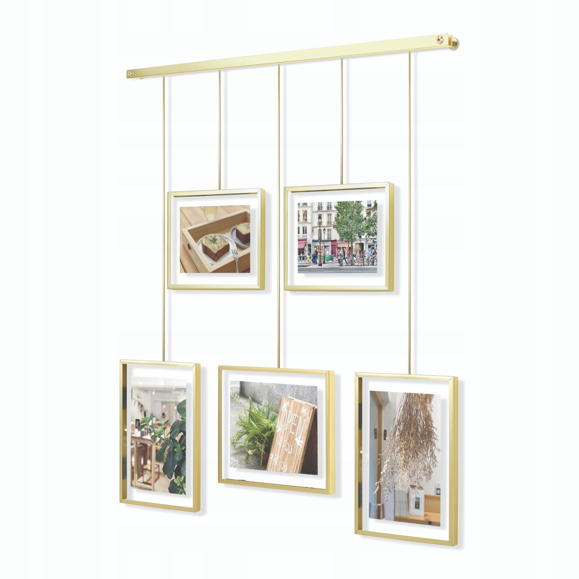 Rámečky Umbra 5 Frames matný mosaz elegantní design