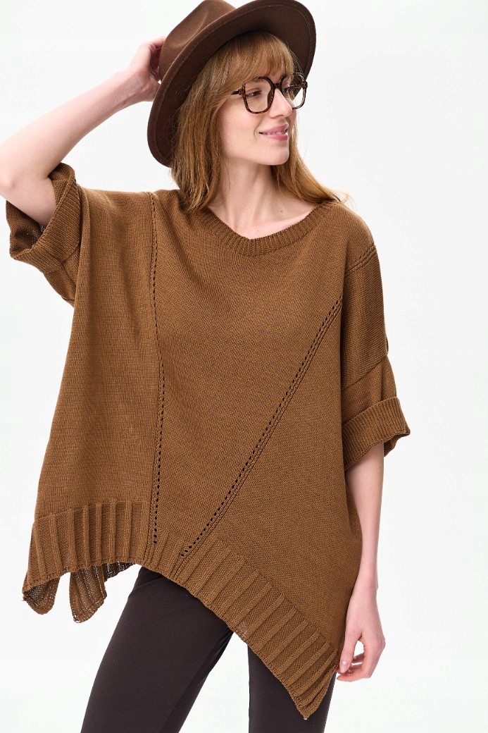 Dámský svetr Bax hnědý blue shadow vel. Univerzální