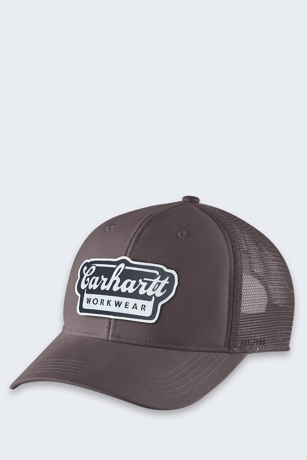 Čepice Carhartt Rugged Flex Twill Mesh Dark Sepia