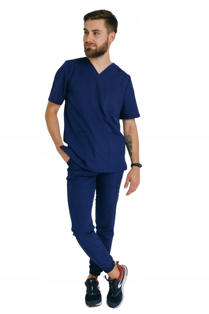Bluza medyczna SpawWear granat XXL
