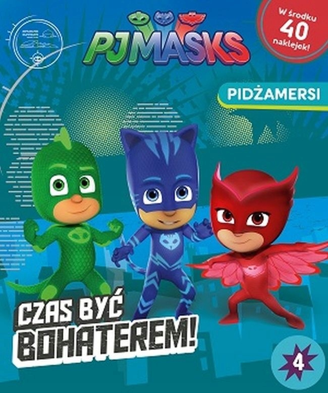 

Pidżamersi Czas być bohaterem 4 (40 naklejek) Kd