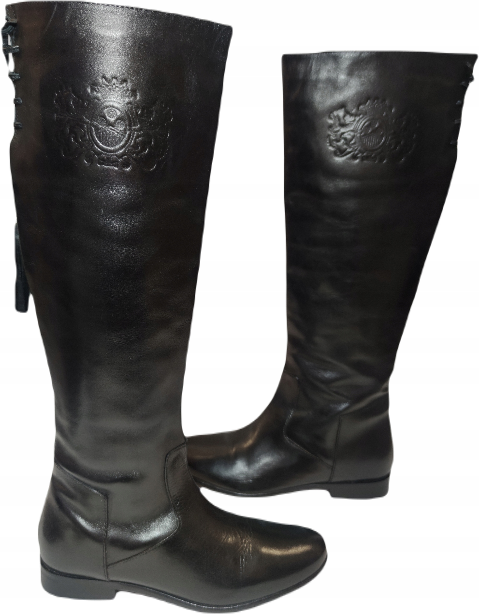 Dlouhé Kozačky za koleno Venezia a1007 černá vel. 38