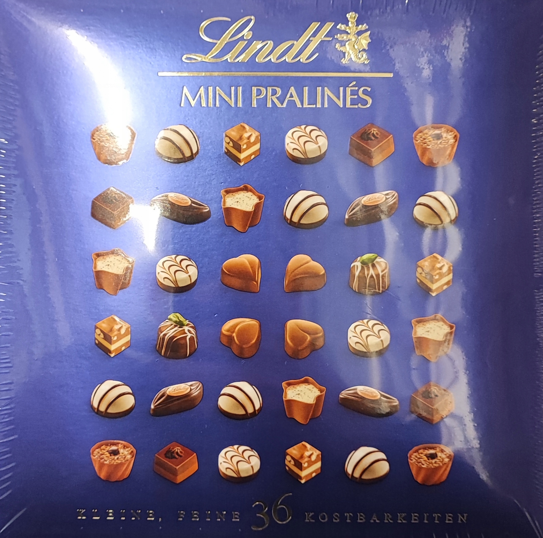 Lindt mini pralines 36 čokoládová bonboniéra 180 g
