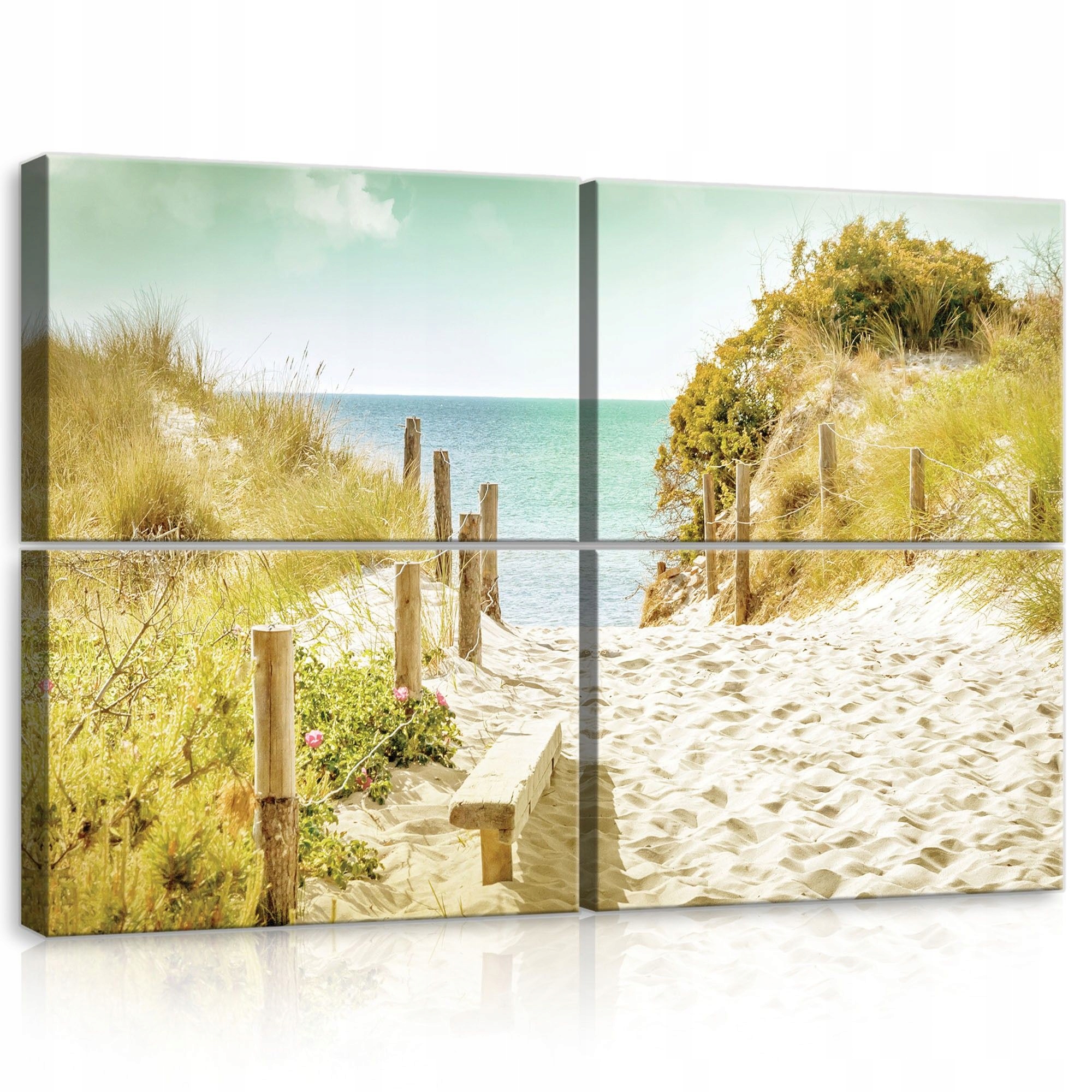 Obraz 120x80 Morská krajina duny pláž leto pokoj more obloha piesok